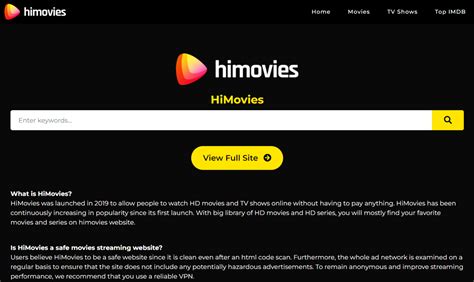Watch Series online and Stream movies online for free, update daily, HD quality Looks like himovies. . Is himovies top safe